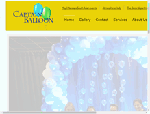 Tablet Screenshot of captainballoon.com